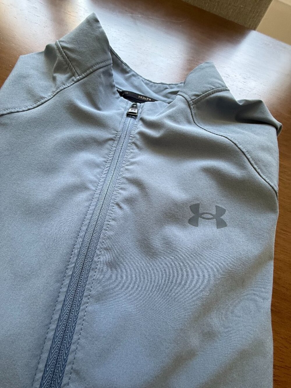 Under Armour HeatGear Storm Full Zip Jacket Women's S Blue Lightweight Athletic